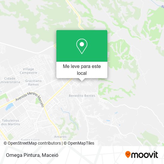 Omega Pintura mapa