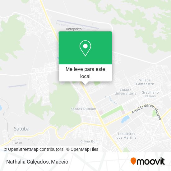 Nathália Calçados mapa