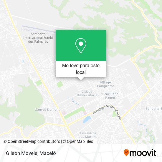 Gilson Moveis mapa