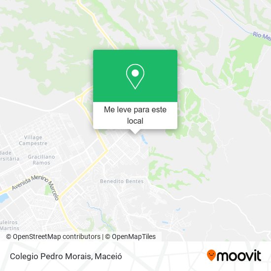 Colegio Pedro Morais mapa