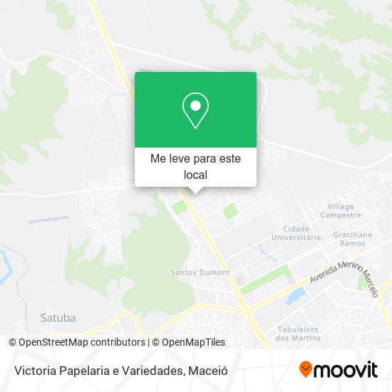 Victoria Papelaria e Variedades mapa