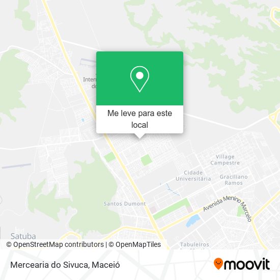 Mercearia do Sivuca mapa