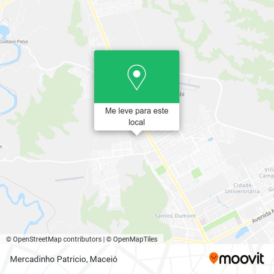 Mercadinho Patricio mapa