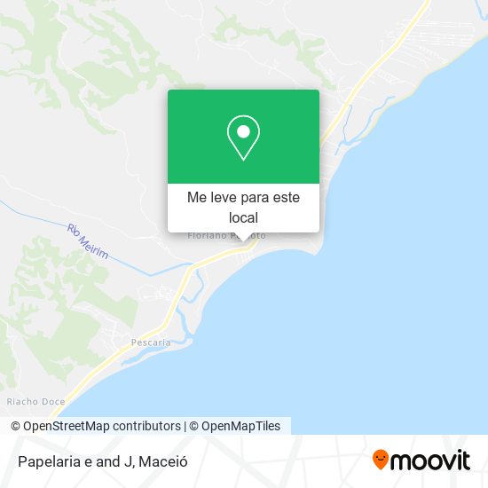 Papelaria e and J mapa