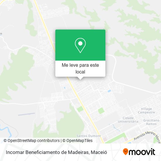 Incomar Beneficiamento de Madeiras mapa