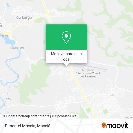 Pimentel Moveis mapa
