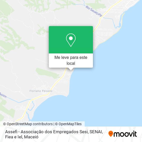 Assefi - Associação dos Empregados Sesi, SENAI, Fiea e Iel mapa