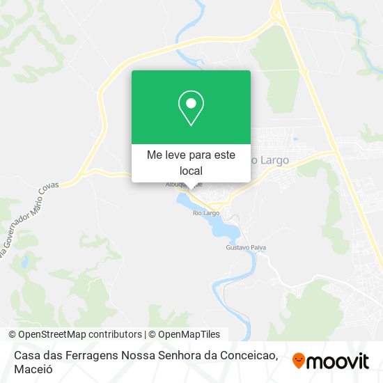 Casa das Ferragens Nossa Senhora da Conceicao mapa