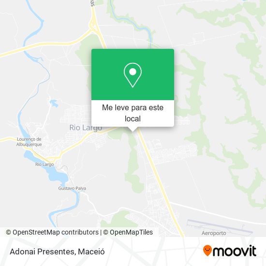 Adonai Presentes mapa