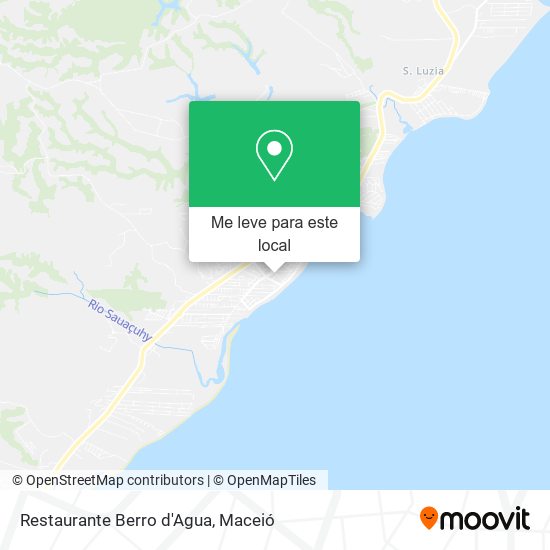 Restaurante Berro d'Agua mapa