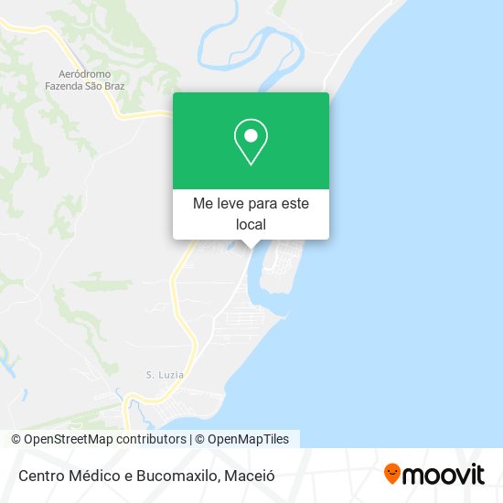 Centro Médico e Bucomaxilo mapa