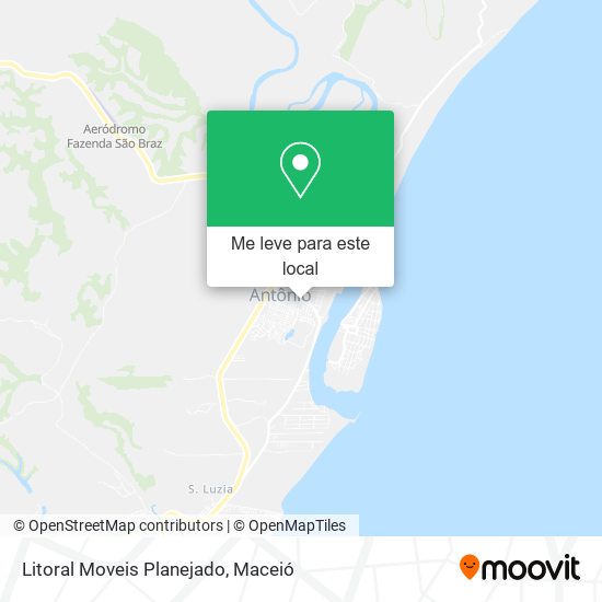 Litoral Moveis Planejado mapa