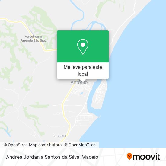 Andrea Jordania Santos da Silva mapa