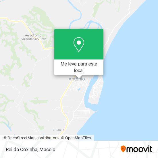 Rei da Coxinha mapa