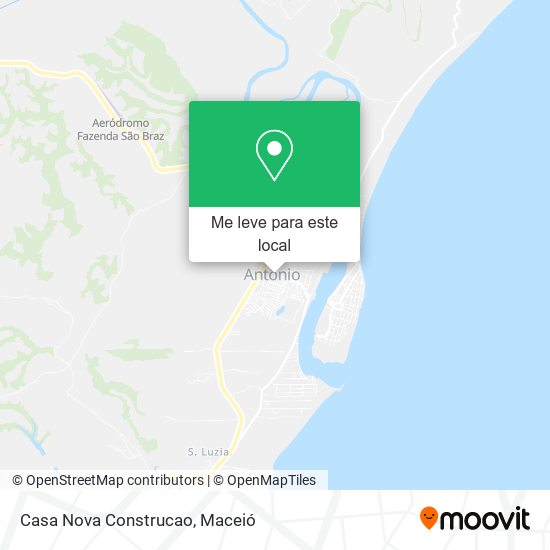Casa Nova Construcao mapa