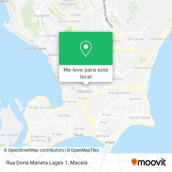 Rua Dona Marieta Lages 1 mapa