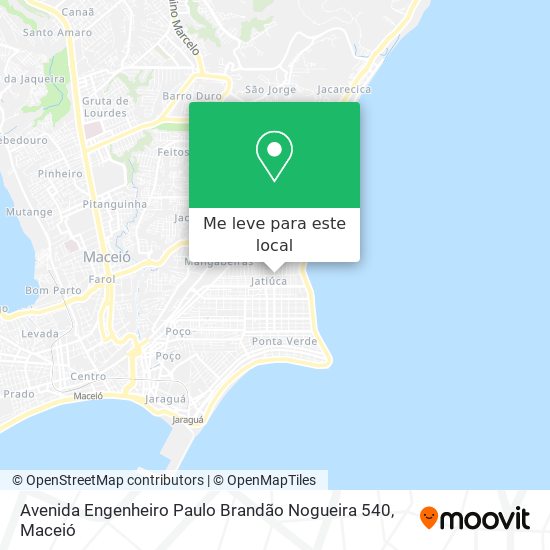Avenida Engenheiro Paulo Brandão Nogueira 540 mapa
