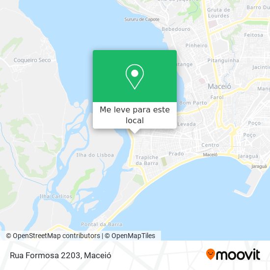 Rua Formosa 2203 mapa