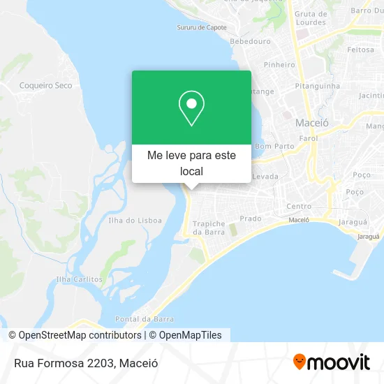 Rua Formosa 2203 mapa