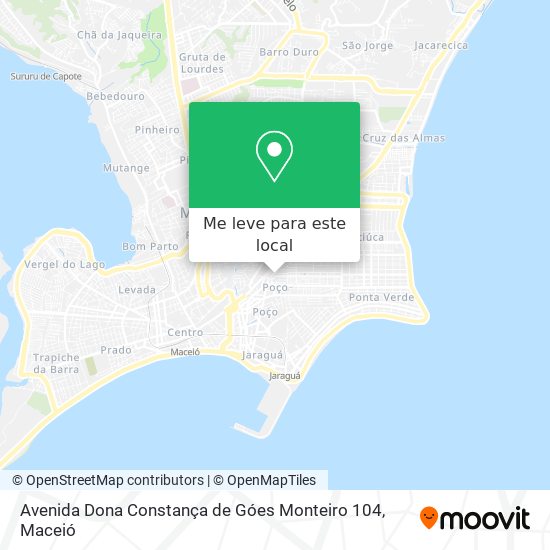 Avenida Dona Constança de Góes Monteiro 104 mapa