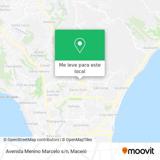 Avenida Menino Marcelo s/n mapa