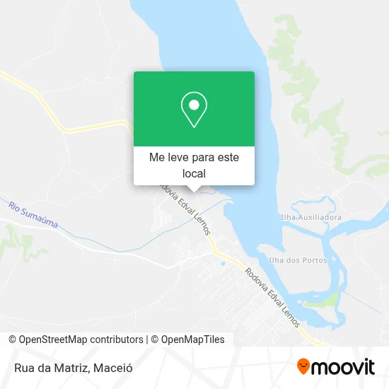 Rua da Matriz mapa