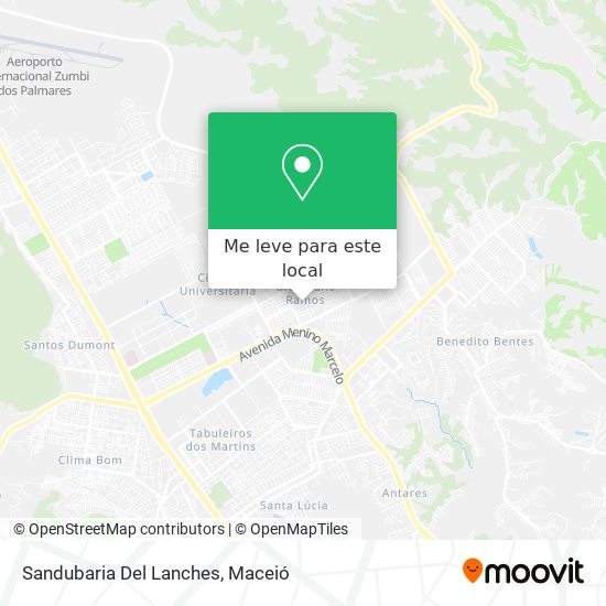 Sandubaria Del Lanches mapa