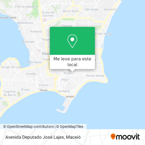 Avenida Deputado José Lajes mapa