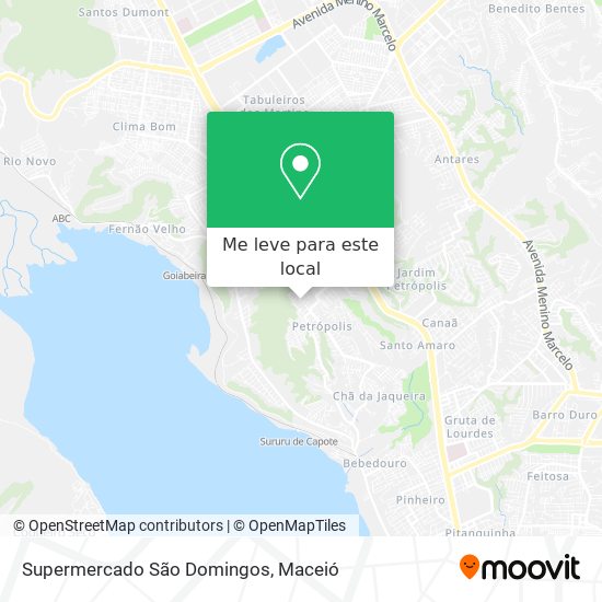 Supermercado São Domingos mapa