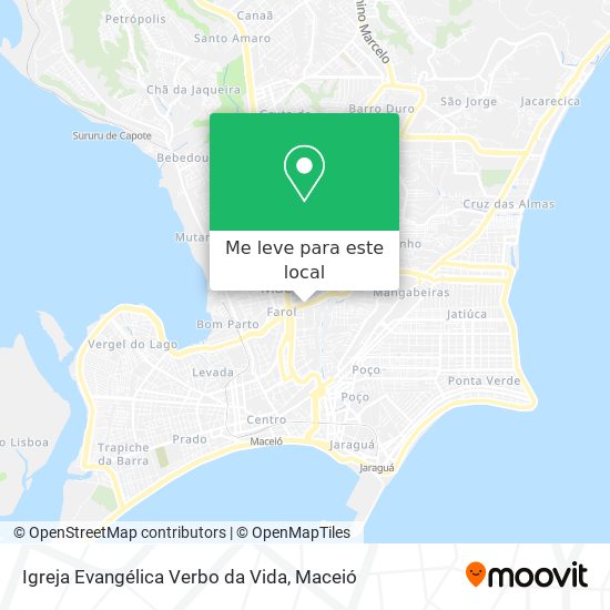 Igreja Evangélica Verbo da Vida mapa