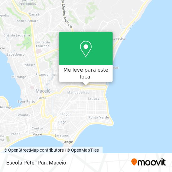 Escola Peter Pan mapa