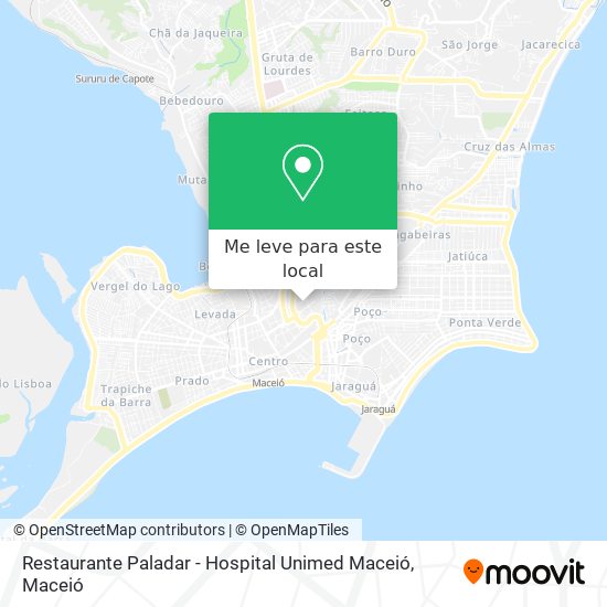Restaurante Paladar - Hospital Unimed Maceió mapa