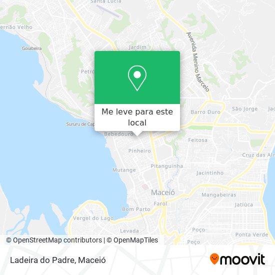 Ladeira do Padre mapa