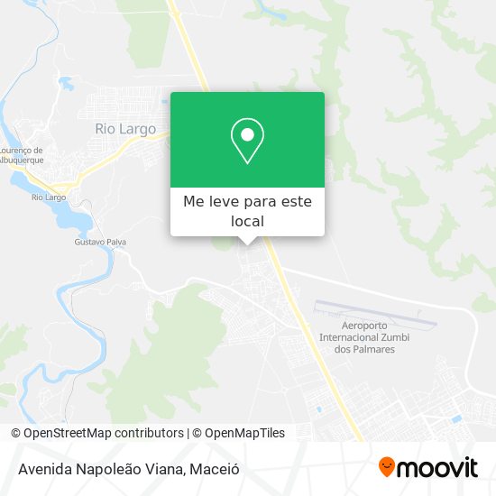 Avenida Napoleão Viana mapa