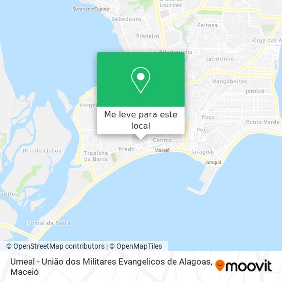 Umeal - União dos Militares Evangelicos de Alagoas mapa