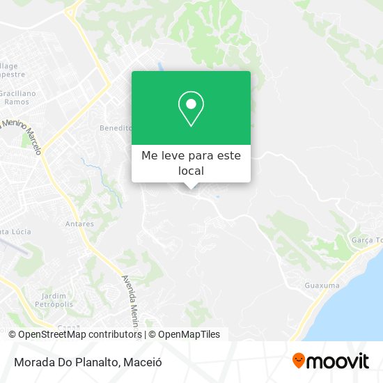 Morada Do Planalto mapa