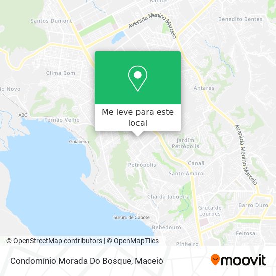 Condomínio Morada Do Bosque mapa