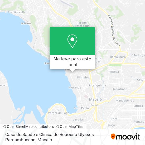 Casa de Saude e Clinica de Repouso Ulysses Pernambucano mapa