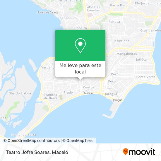 Teatro Jofre Soares mapa