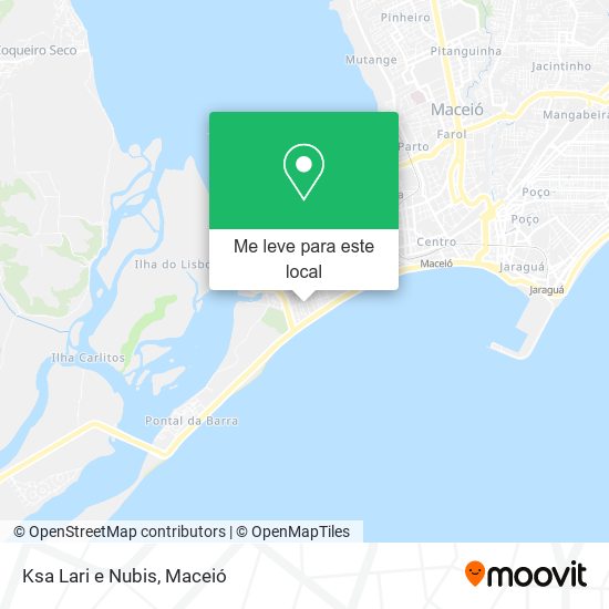 Ksa Lari e Nubis mapa