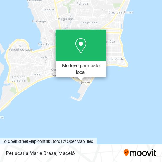 Petiscaria Mar e Brasa mapa