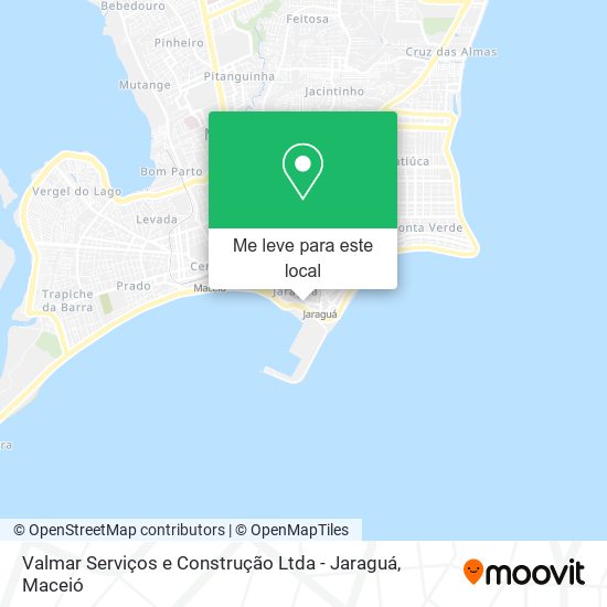 Valmar Serviços e Construção Ltda - Jaraguá mapa