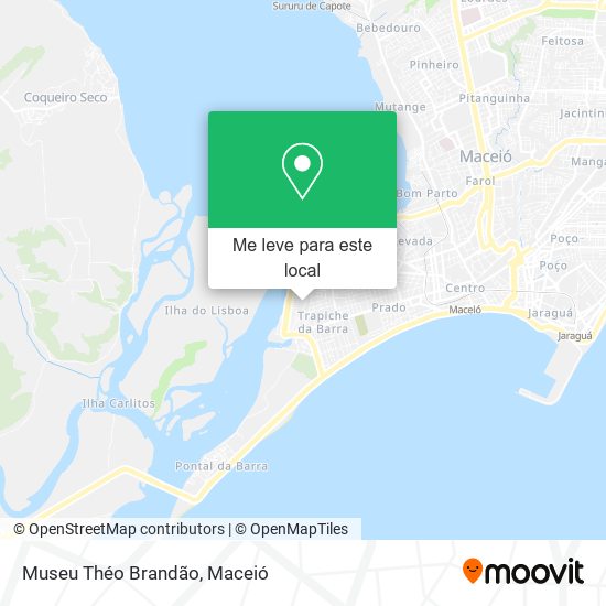 Museu Théo Brandão mapa