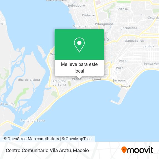 Centro Comunitário Vila Aratu mapa