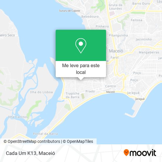 Cada Um K13 mapa