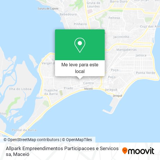 Allpark Empreendimentos Participacoes e Servicos sa mapa