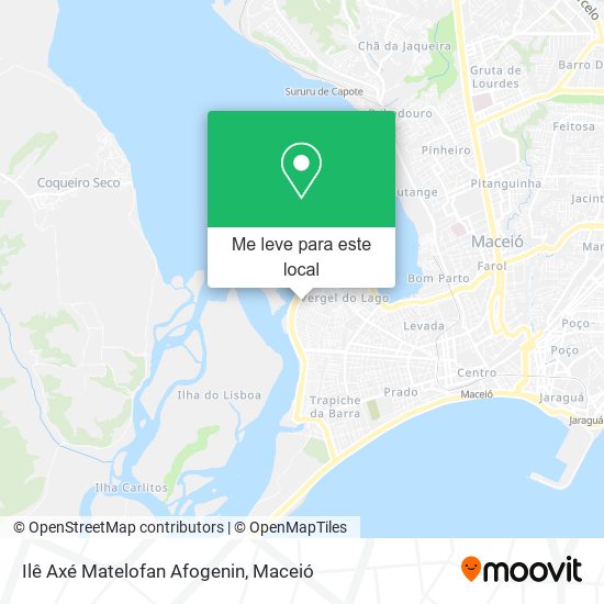 Ilê Axé Matelofan Afogenin mapa