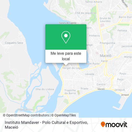 Instituto Mandaver - Polo Cultural e Esportivo mapa