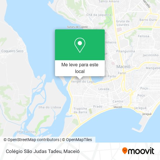 Colégio São Judas Tadeu mapa
