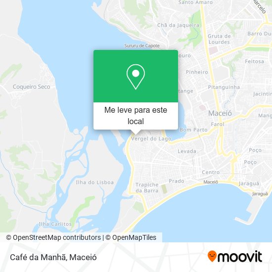Café da Manhã mapa